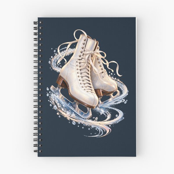 Item preview, The Quiet Edge – Vintage Figure Skates in Winter designed and sold by astersgraphics.