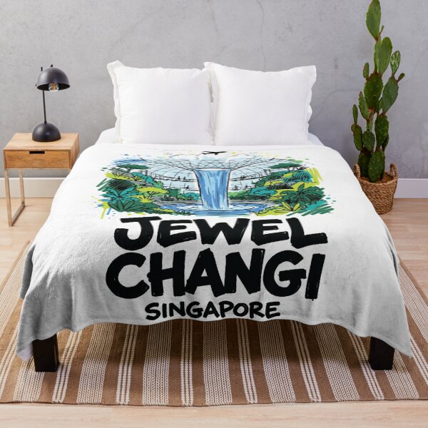 Item preview, Jewel Changi Singapore Indoor Waterfall Art designed and sold by Merch by Das Design Studio.