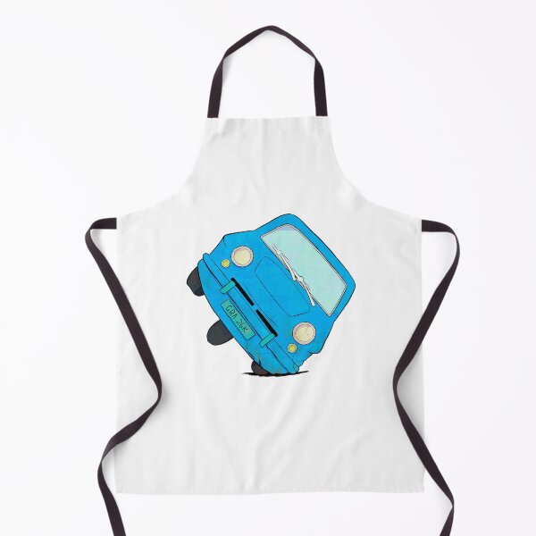 Item preview, Dibujos animados del coche azul de tres ruedas de Mr. Bean: Reliant Regal designed and sold by The A-Press.