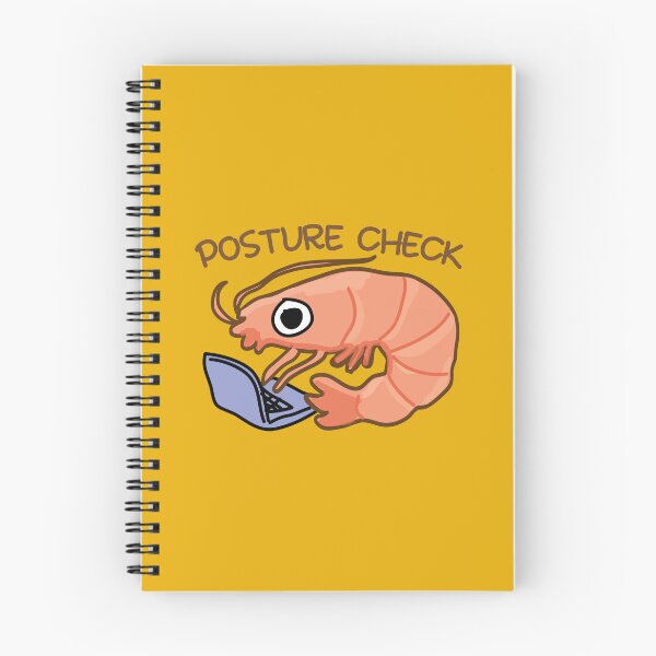 Item preview, Posture check funny shrimp office worker designed and sold by fluffyfamcraft.