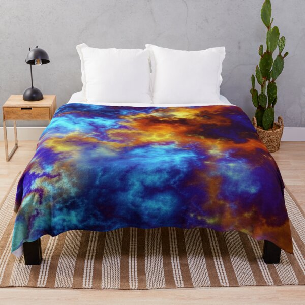 Aperçu de l'œuvre Fiery Nebula Galaxy Art Print créée et vendue par Mixture-Designs.