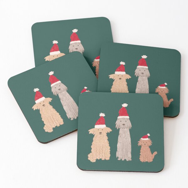 Item preview, Christmas doodle dogs designed and sold by SaryandSaff.