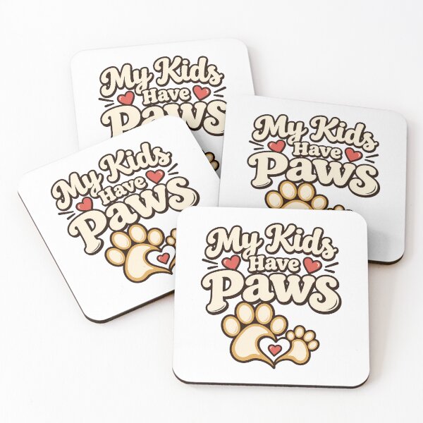 Item preview, My Kids Have Paws Cute Dog Mom Paw Print Pet Lover Heart designed and sold by Photo-Sphere101.