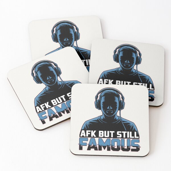Item preview, AFK but Still Famous – Funny Gamer Quote designed and sold by Jollys-ArtShop.