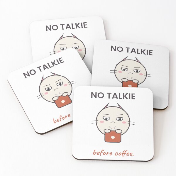Item preview, No Talkie Before Coffee - Grumpy Cat designed and sold by Deal Den.