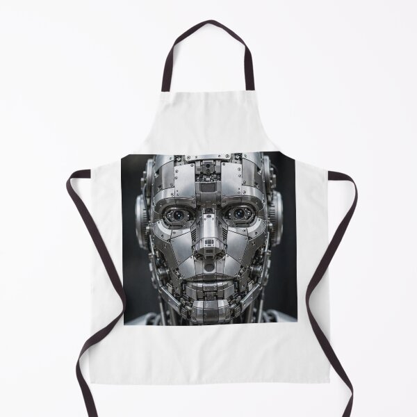 Item preview, Realistic Robot Face — Modern Machine Robot Face designed and sold by Stevercortinas.