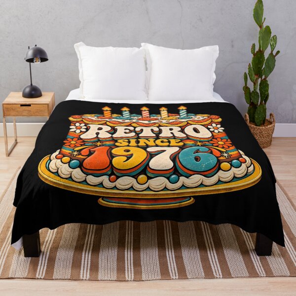 Item preview, Retro Since 1976 Funny Birthday Cake Vintage 70s Celebration designed and sold by Photo-Sphere101.