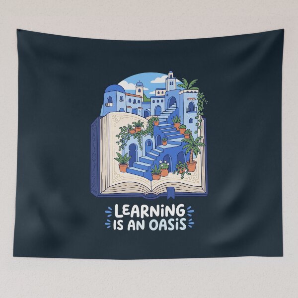 Item preview, Learning Is An Oasis Mediterranean Architecture Book designed and sold by SplashTastic.