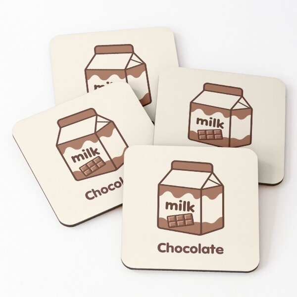 Item preview, Chocolate Milk – Cute Kawaii Milk Carton designed and sold by witwhimsystudios.