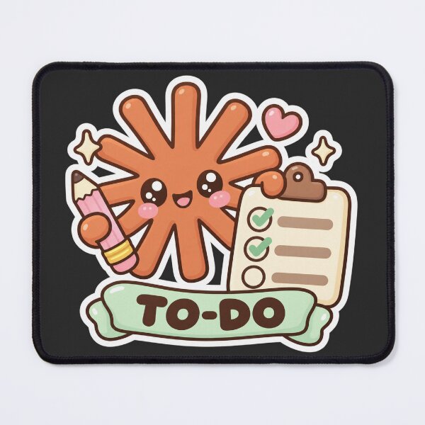 Item preview, Kawaii Claude Code To-Do List - Cute Claude AI Spark Checklist Sticker designed and sold by Stick Erify.
