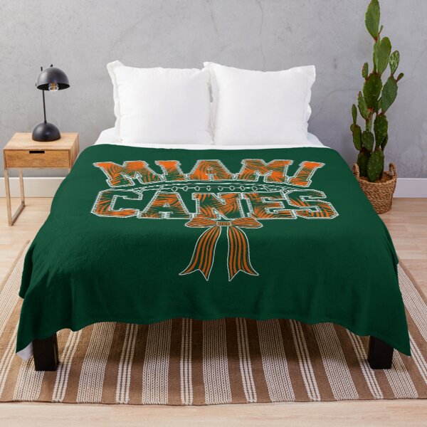Item preview, Miami Sports Distressed Palm Leaves Canes Football designed and sold by RockTheFeal.