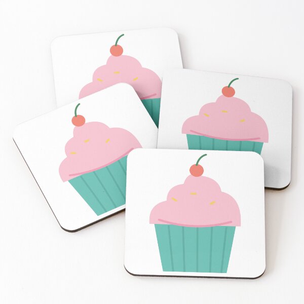 Item preview, Pink Cupcake with Cherry on Top designed and sold by Wilhelmina-Art.