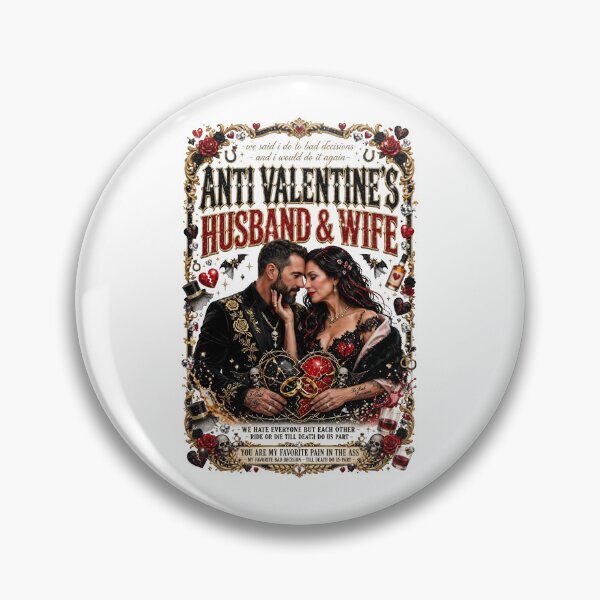 Item preview, Anti Valentines Husband And Wife designed and sold by Sovereign Supply Co..