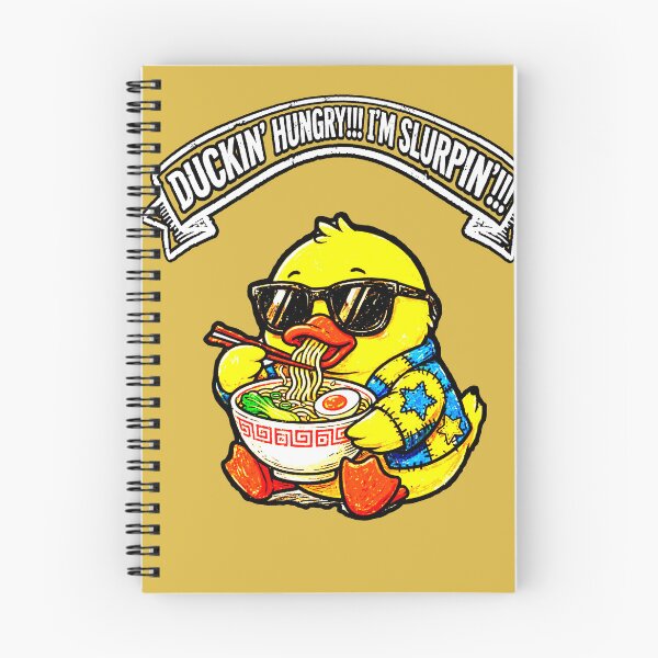 Item preview, Duckin Hungry I'm Slurpin Funny Duck Ramen Japanese Ramen Shirt designed and sold by AstronautMerch.