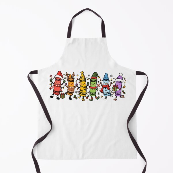 Item preview, Personajes navideños coloridos hechos con crayones y luces de cadena. designed and sold by Gargamal.