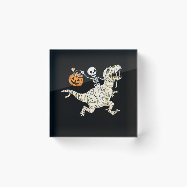 Item preview, Boys Halloween Skeleton Riding Dinosaur Mummy Trex Kids designed and sold by StanaLuis.