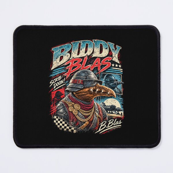 Item preview, Biddy Blas Scrib Doon, Galactic Racer Graphic Tee, Retro Sci Fi Racing, Space Biker Streetwear designed and sold by Sonasunie.