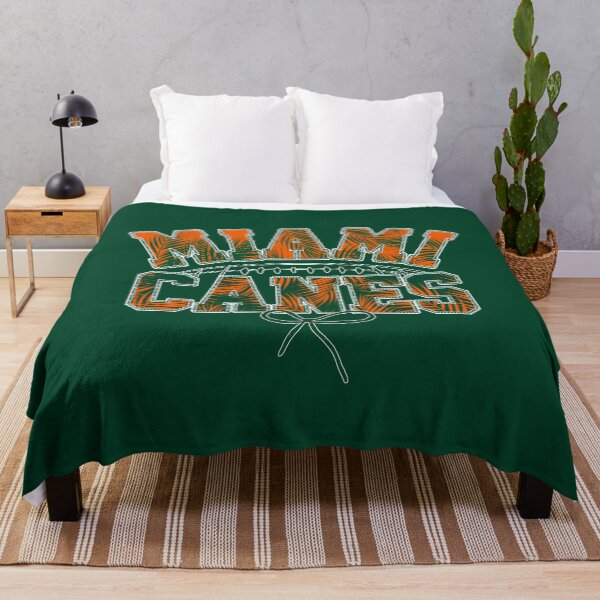 Item preview, Miami Sports Palm Leaves Canes Football designed and sold by Floral Vintage.