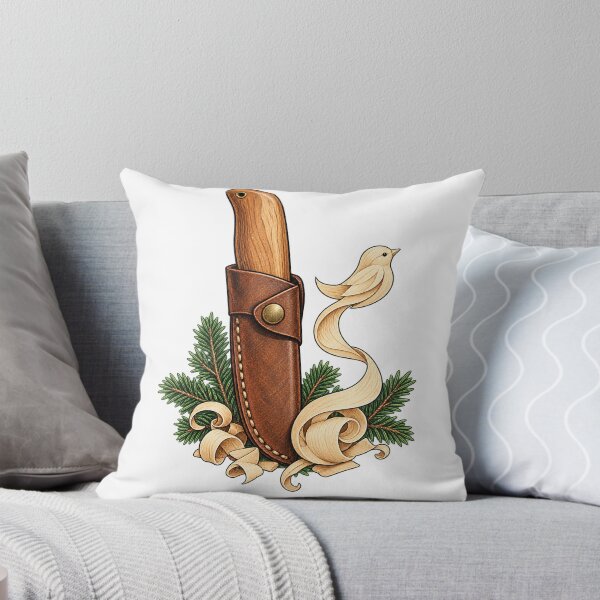 Item preview, Beginner Whittling Wood Shaving Songbird Art designed and sold by GraphixKing999.
