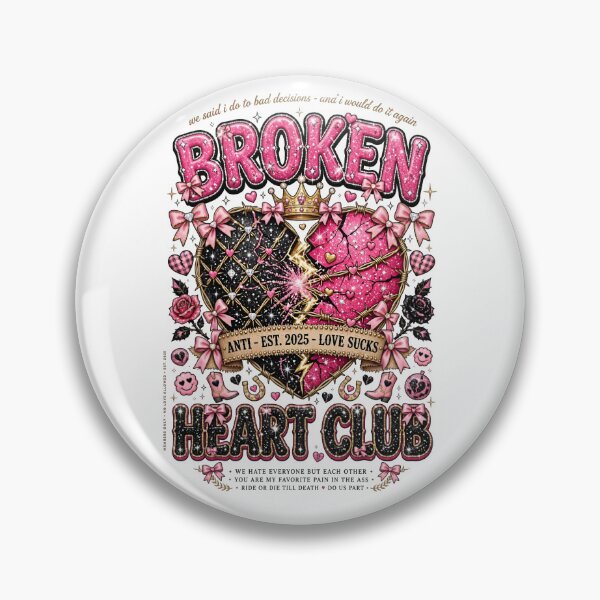 Item preview, Broken Heart Club Anti Valentines designed and sold by Sovereign Supply Co..
