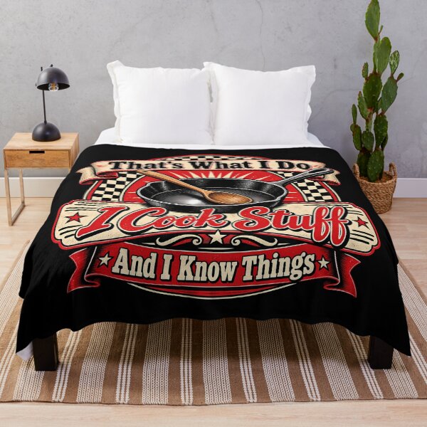 Item preview, That's What I Do I Cook Stuff And I Know Things Funny Cooking Lover Humor Retro designed and sold by Photo-Sphere101.