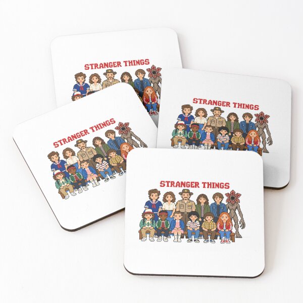 Item preview, Stranger Things Class Photo Pixel Art designed and sold by RunningPixelCup.