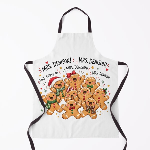 Item preview, Clase de galletas de jengibre navideñas con el nombre del profesor. designed and sold by Gargamal.
