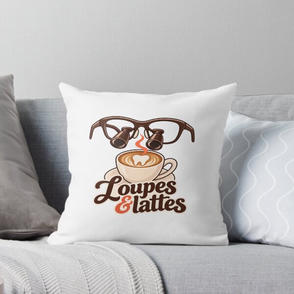 Item preview, Loupes and Lattes Dentist Coffee Design designed and sold by Oddly Minted Studio.