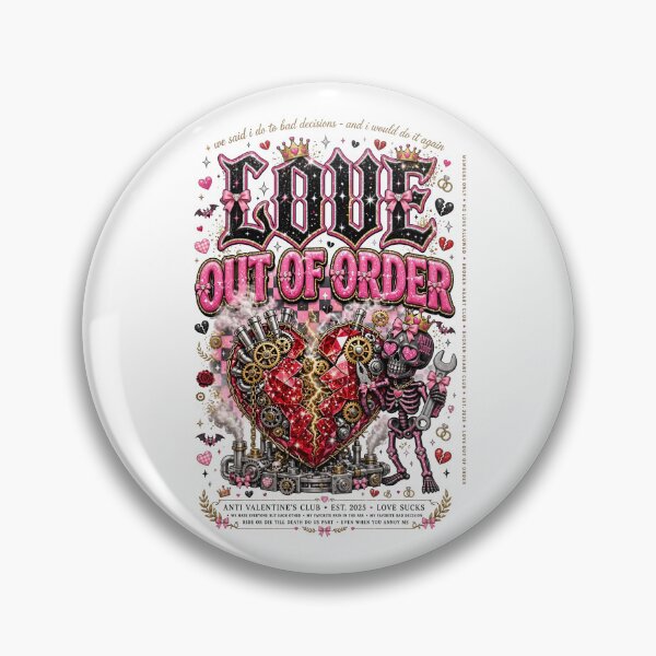 Item preview, Love Out Of Order Anti Valentines designed and sold by Sovereign Supply Co..
