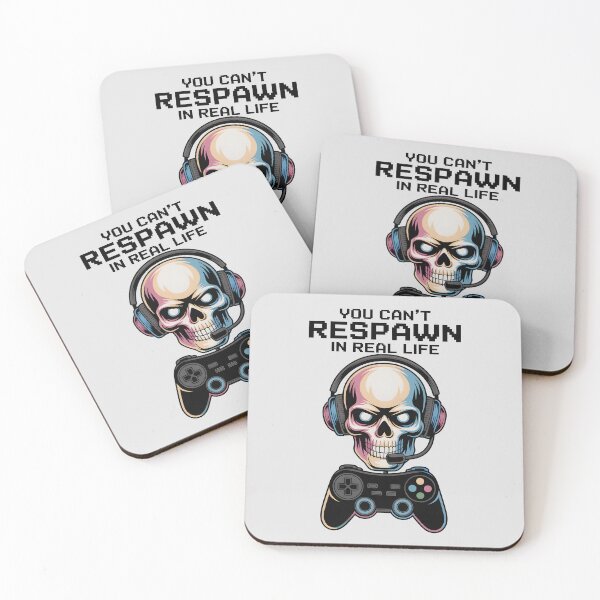 Item preview, You Can’t Respawn in Real Life – Funny Gamer Quote designed and sold by Jollys-ArtShop.