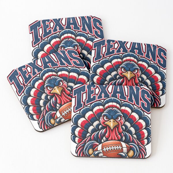 Item preview, Houston Texans Turkey Mascot Emblem designed and sold by FrediaRusso1.