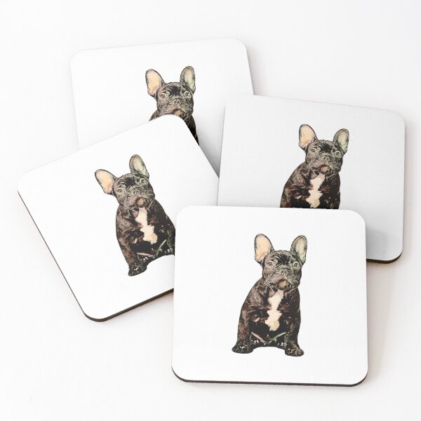Item preview, French Bulldog Portrait Art designed and sold by OlyvieArt.