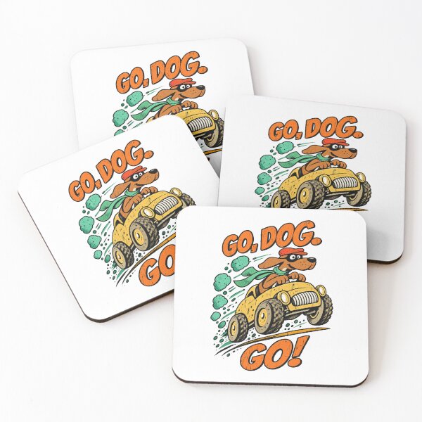 Item preview, Retro Cartoon Driving Dog Cute Racing Car Kids Graphic designed and sold by Noeloreilly4218.