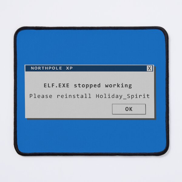Item preview, Northpole XP – Funny Christmas Computer Error designed and sold by Fun Funky Designs.