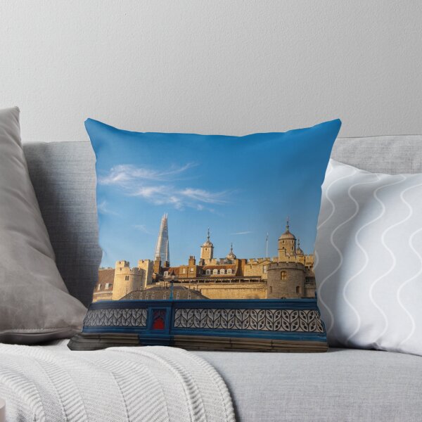 Item preview, Tower Bridge Balustrade View of Tower of London and The Shard designed and sold by Astute-Artio-Photography.