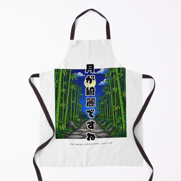 Item preview, The Moon Is Beautiful - Soseki | Pop Art Bamboo Forest | Japanese Design designed and sold by JapanMemoir.