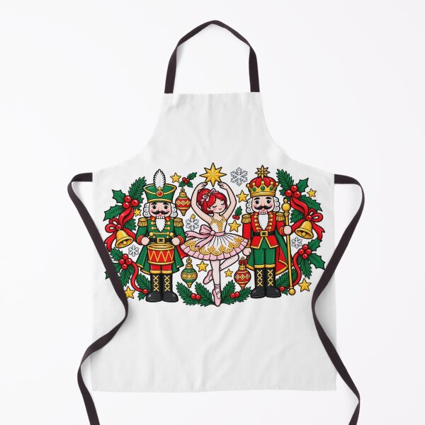Item preview, Christmas Ballerina and Nutcracker Soldiers with Holly designed and sold by hoganpineda.