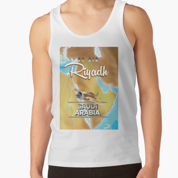 Riyadh Saudi Arabia vintage travel poster. Tank Top