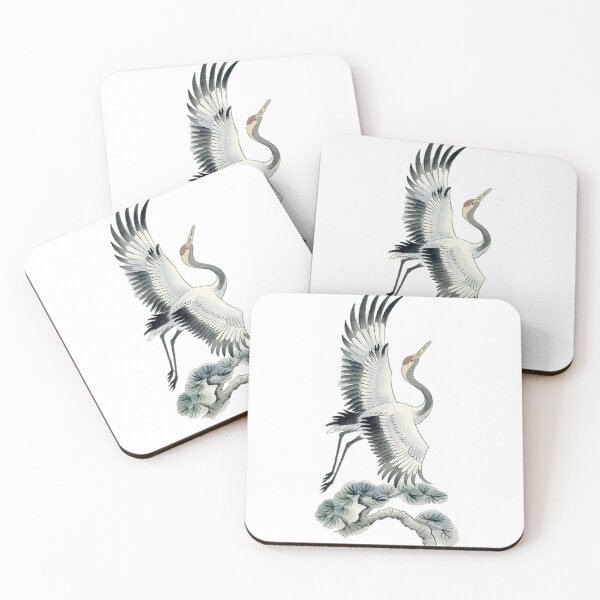 Item preview, Japanese Crane and Pine Irezumi Style Art designed and sold by gold0911.