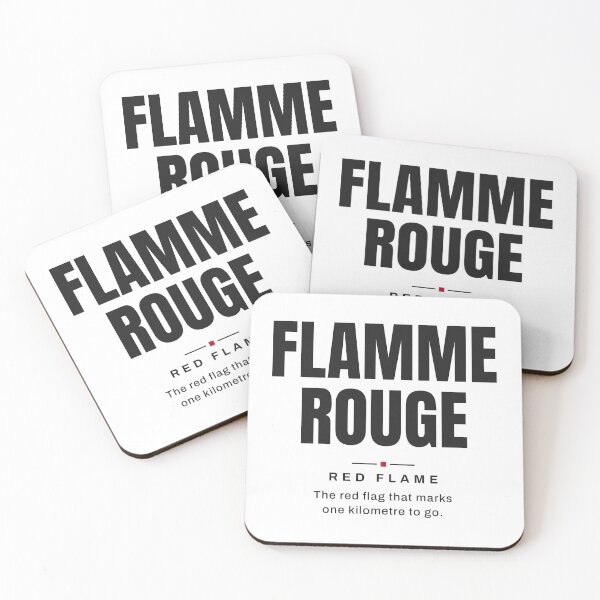 Item preview, Flamme Rouge — Red Flame | Real Cycling Terminology designed and sold by VestraDesign.