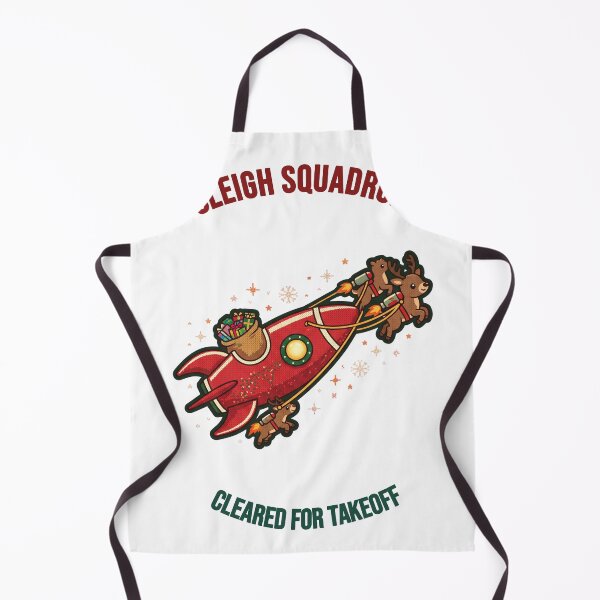 Item preview, Sleigh Squadron Retro Rocket Santa Sleigh Christmas designed and sold by Braini.