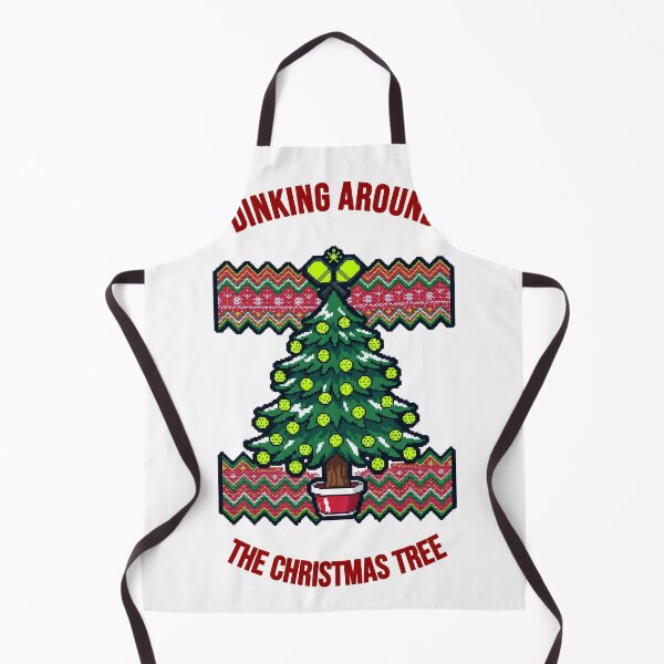 Item preview, Dinking Around The Christmas Tree Pickleball Ugly Sweater designed and sold by Braini.