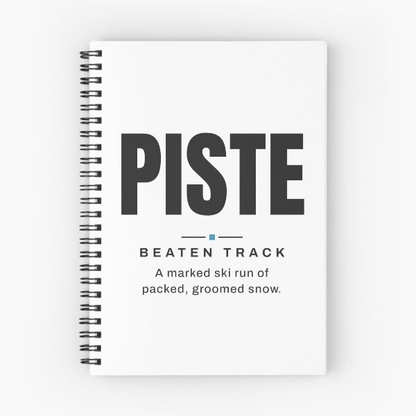 Item preview, Piste — Beaten Track | Real Skiing Terminology designed and sold by VestraDesign.
