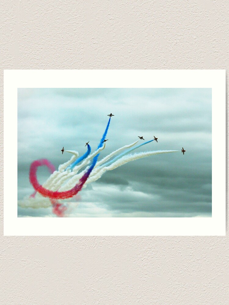 Alternate view of Red Arrows Art Print