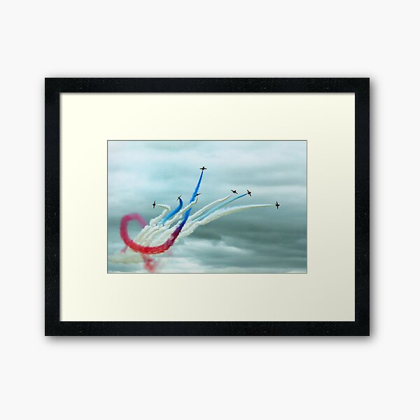 Red Arrows Framed Art Print