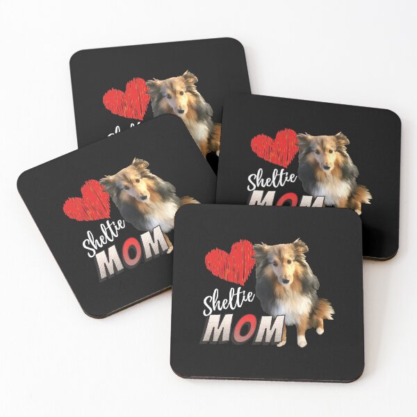 Item preview, Sheltie Mom Heart Dog Lover Gift designed and sold by OlyvieArt.