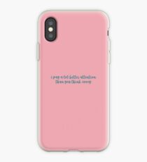 Ich schenke viel mehr Aufmerksamkeit, als du denkst, Covey - an all die Jungs, die ich zuvor geliebt habe iPhone-Hülle & Cover