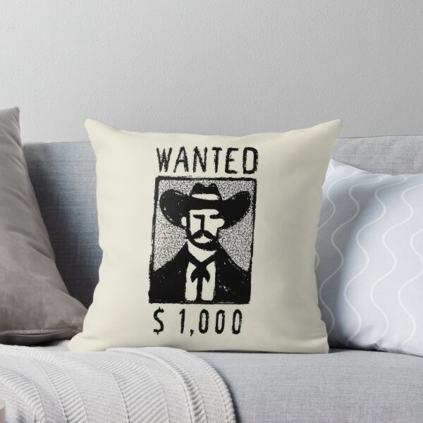 Item preview, Vintage Wild West Wanted Poster - Retro Cowboy Outlaw Design designed and sold by Billy Morfo™.