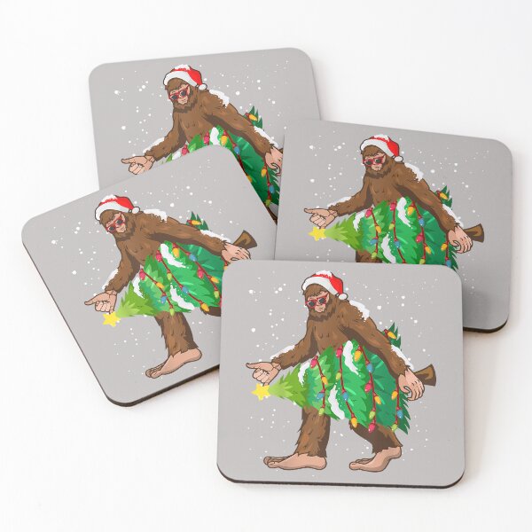 Item preview, Bigfoot Christmas Santa Hat Xmas Tree Men Women Kids Pajama designed and sold by mjohnson9.