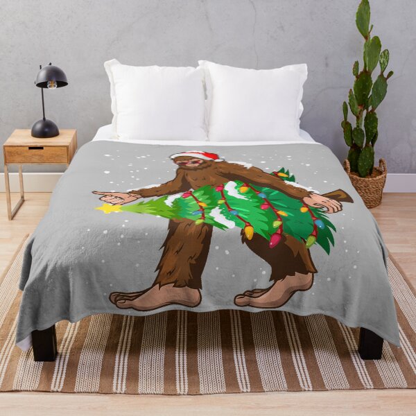 Item preview, Bigfoot Christmas Santa Hat Xmas Tree Men Women Kids Pajama designed and sold by mjohnson9.